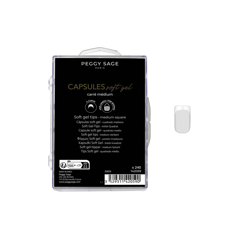 Kit technique américaine - Carré médium (base & gloss)