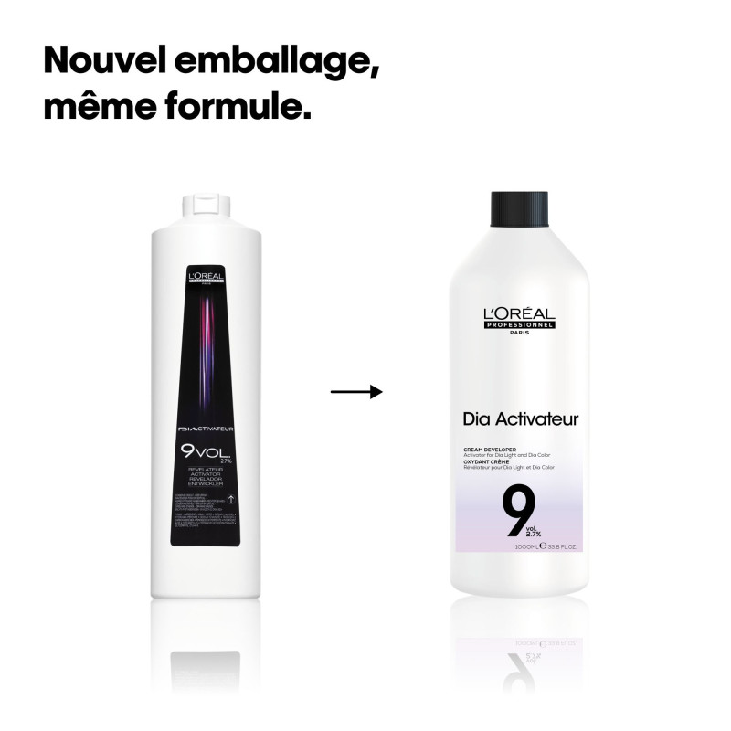 Révélateur doux 9 volumes Diactivateur