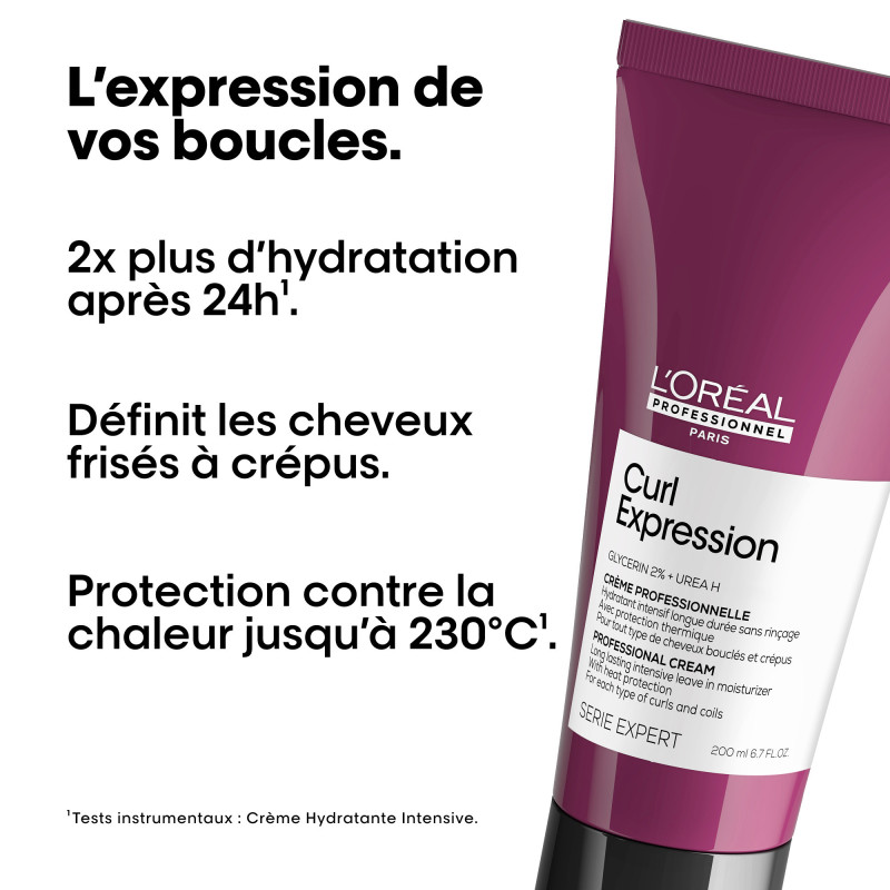 Crème hydratante intensive longue durée Curl Expression