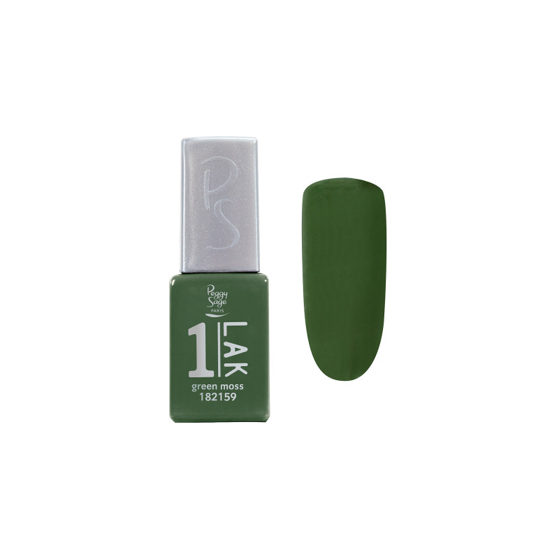 Mini vernis semi-permanent 1-LAK Green moss 5ml