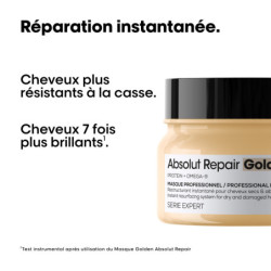 Masque Golden à la protéine de quinoa doré restructurant