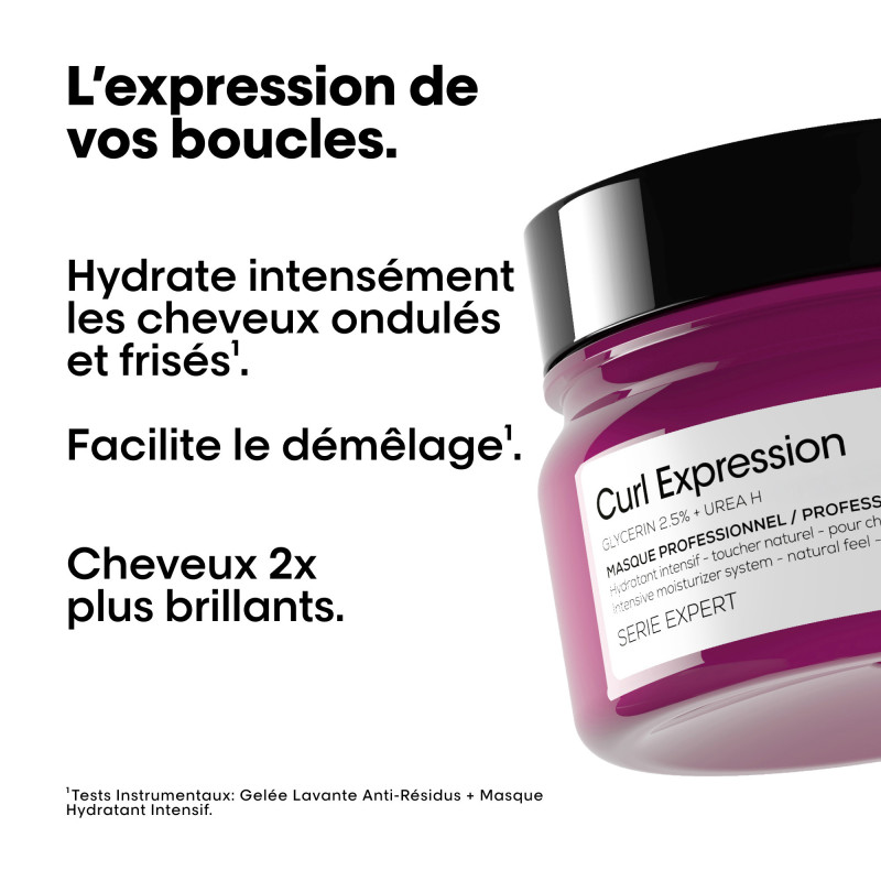 Masque Hydratant Intensif toucher naturel  Curl Expression