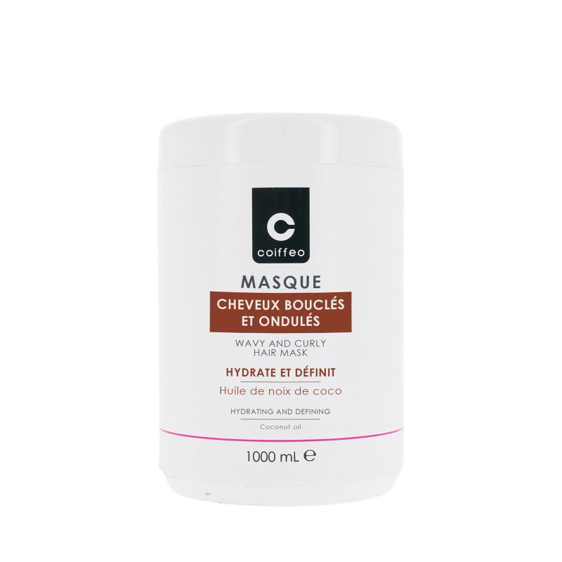 Masque cheveux bouclés et ondulés