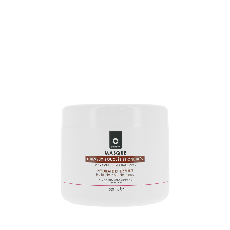 Masque cheveux bouclés et ondulés