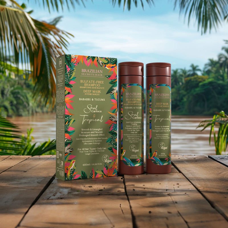 Kit Shampoing après-lissage Soul Carioca et Masque nourrissant intense Tropical