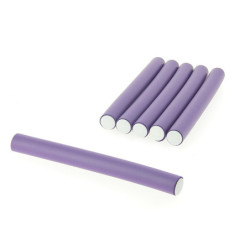 Flexi rollers 20mmx18cm x6 Violet