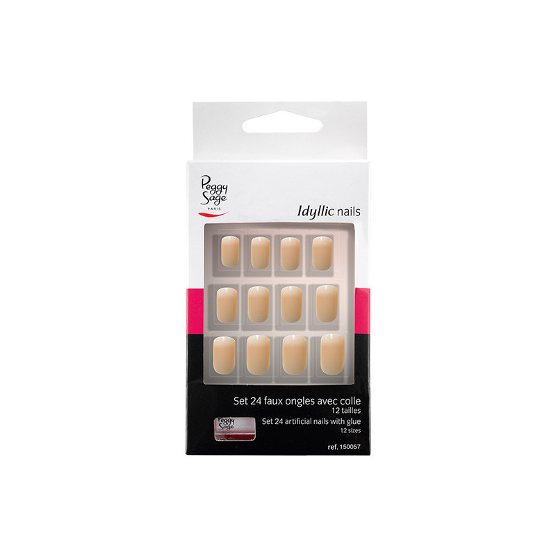 Faux ongles Idyllic nails Set x24 Baby boomer