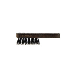 Mini brosse moustache en bois d'hêtre et poils de sanglier