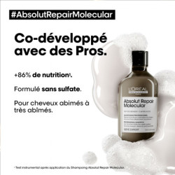 Shampoing réparateur moléculaire Absolut Repair Molecular