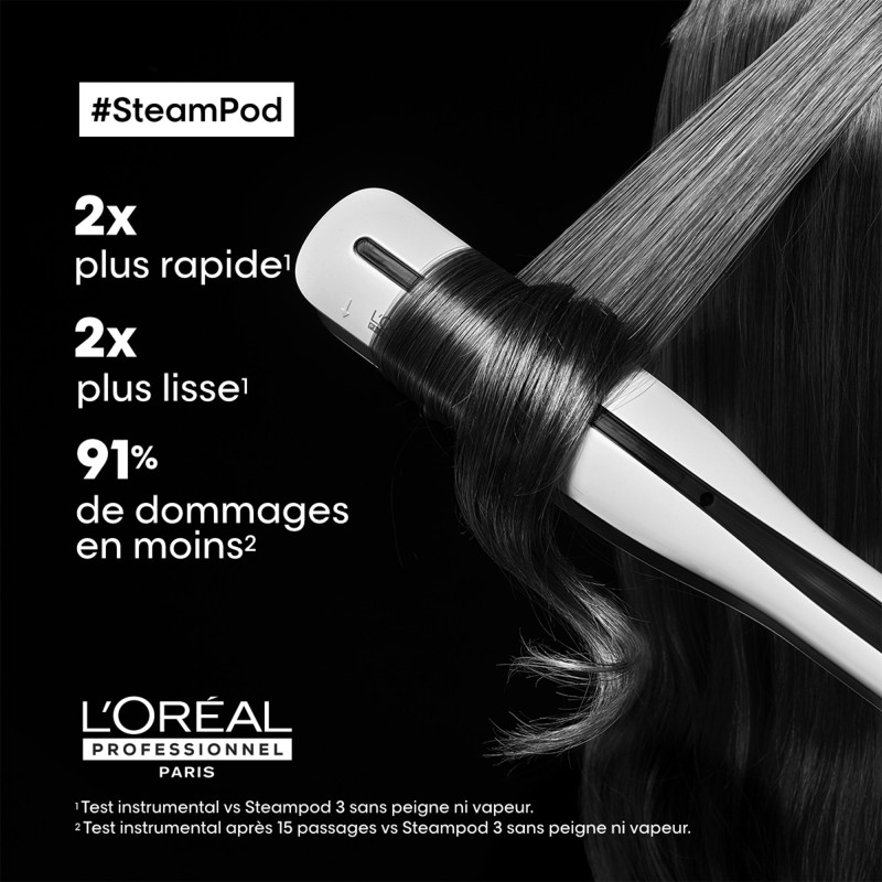 Steampod 3.0 lisseur vapeur professionnel Blanc