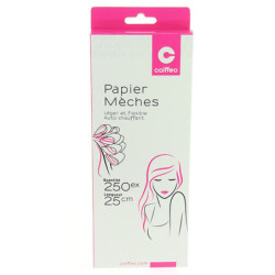 Lot de 250 papiers mèches 10x25cm