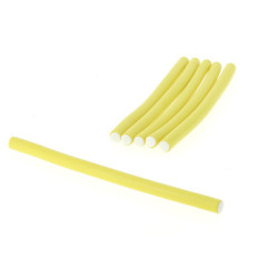 Flexi rollers 10mmx18cm x6 Jaune