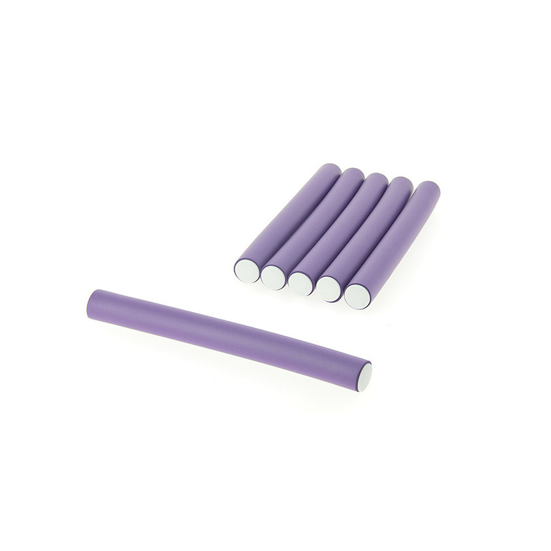 Flexi rollers 20mmx18cm x6 Violet