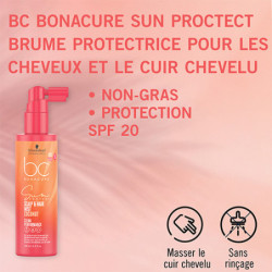 Brume cheveux et cuir chevelu BC Sun Protect SPF20 