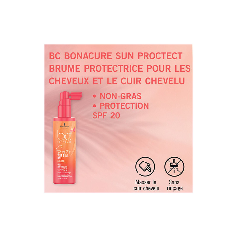 Brume cheveux et cuir chevelu BC Sun Protect SPF20 