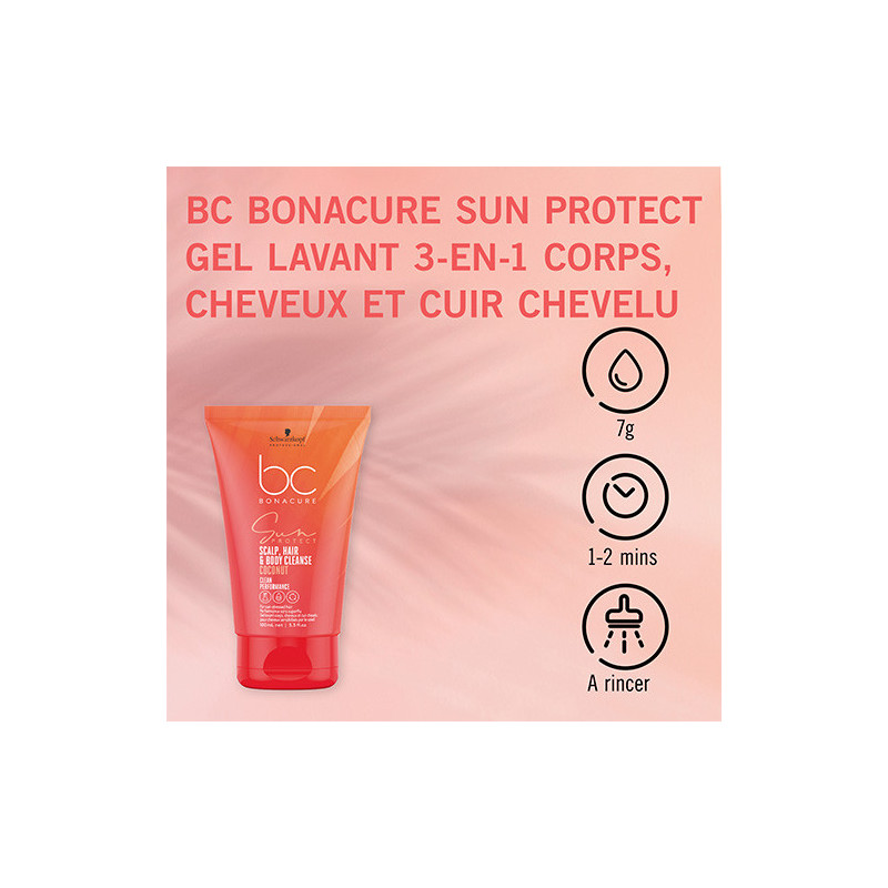 Gel lavant cheveux et corps Sun protect