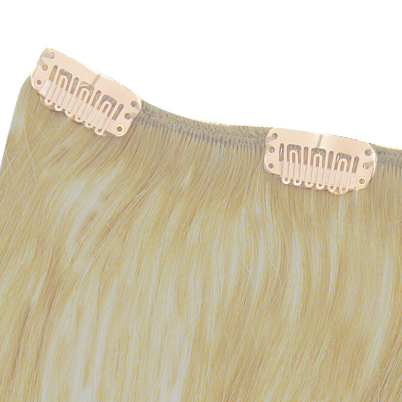 Bandeau extensions naturelles à clips Platine