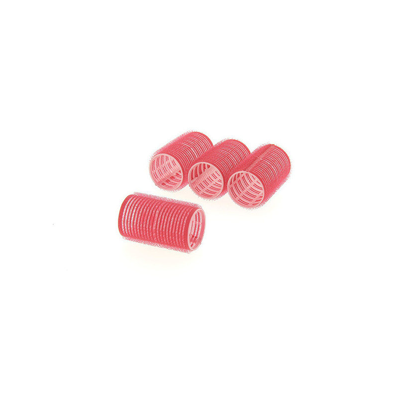 Rouleaux velcro 36mm x4 Rouge