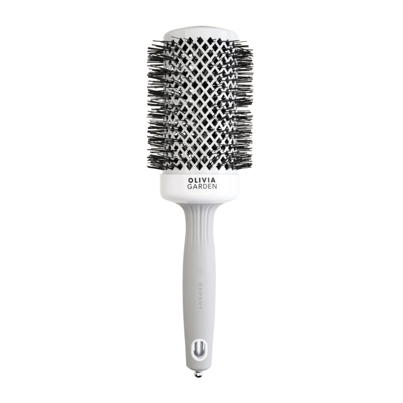 Brosse de brushing Expert Blowout Shine White&Grey 55mm