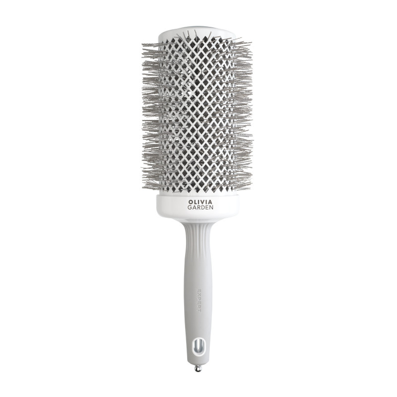 Brosse brushing ronde Expert Blowout Speed Wavy Bristles White&Grey 65mm