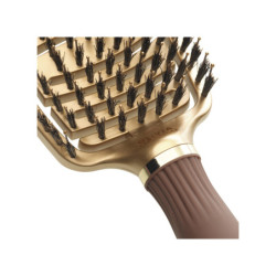 Brosse démêlante Expert Care Flex Boar&Nylon Bristles Gold&Brown