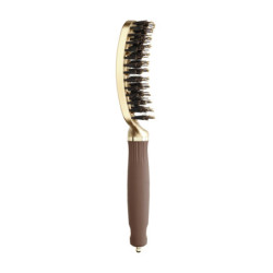 Brosse démêlante Expert Care Flex Boar&Nylon Bristles Gold&Brown