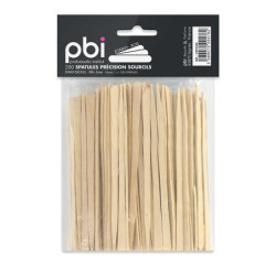 Lot de 200 spatules sourcils précision Bois 8.8x0.5cm