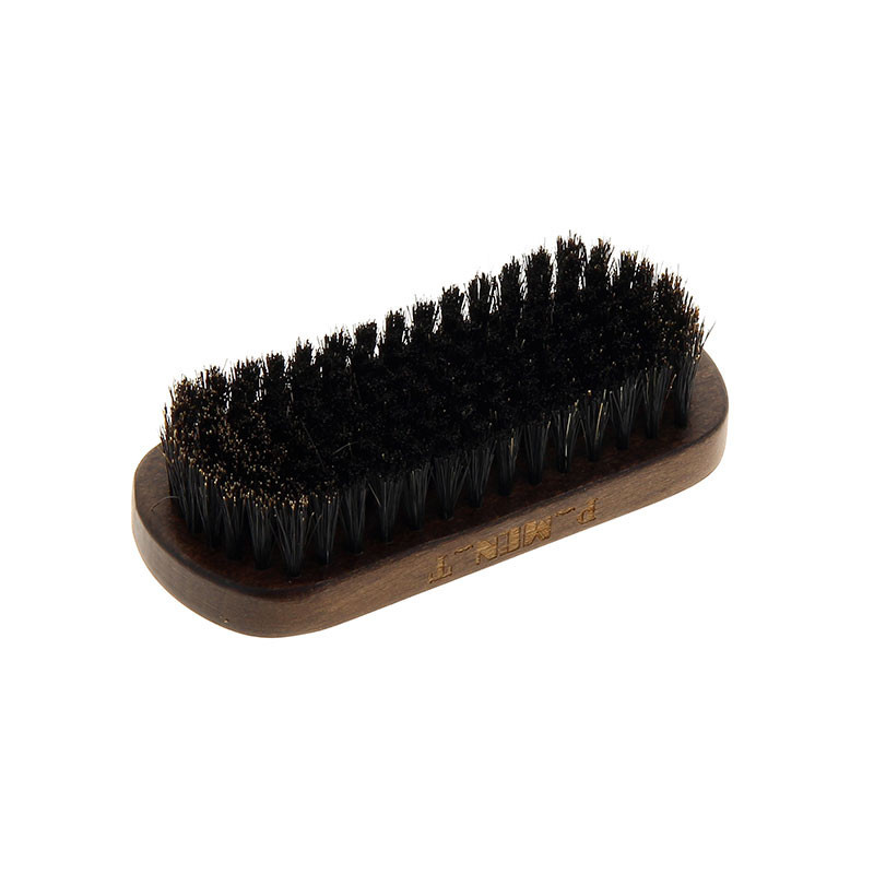 Brosse épouse-barbe large en bois de hêtre et poils de sanglier