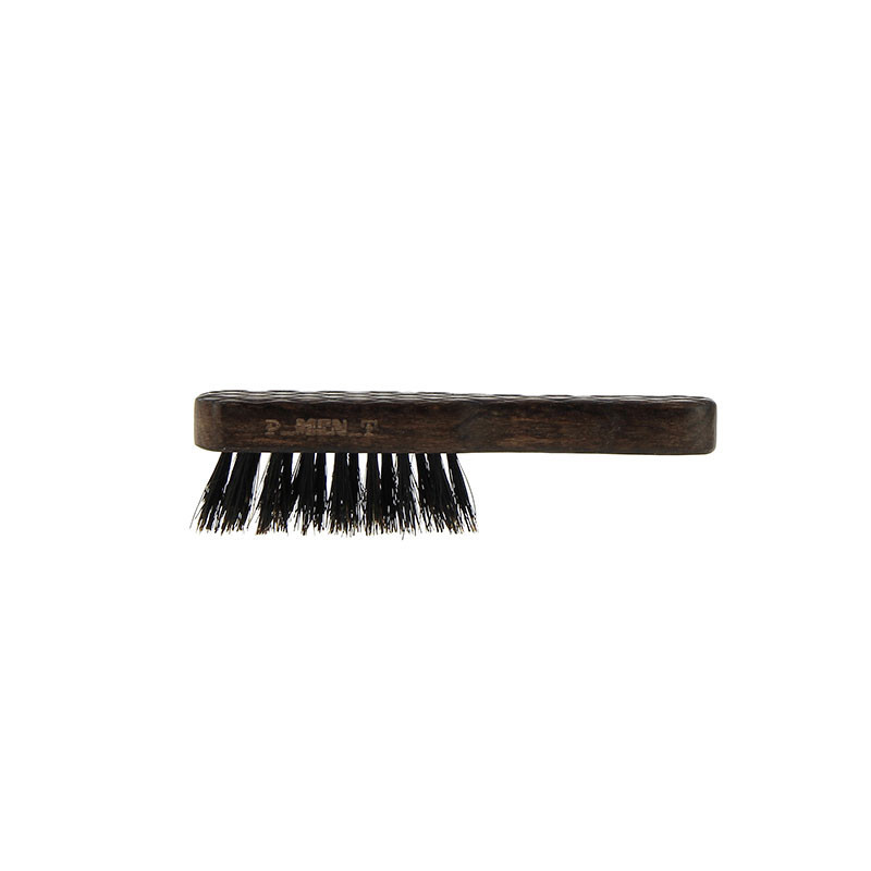 Mini brosse moustache en bois d'hêtre et poils de sanglier