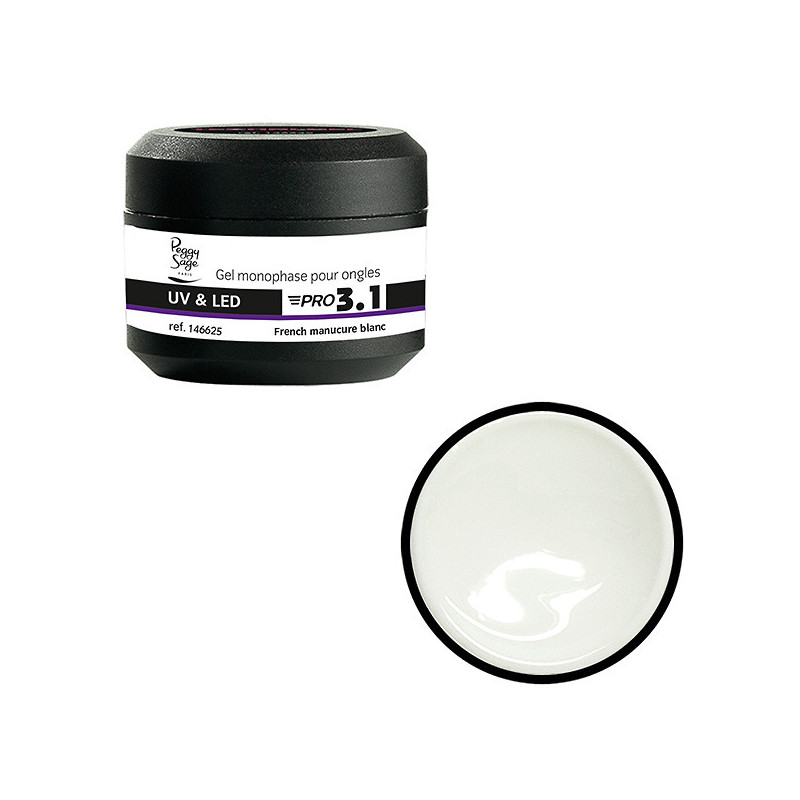 Gel de construction 3 en 1 Pro 3.1 French manucure Blanc 15g