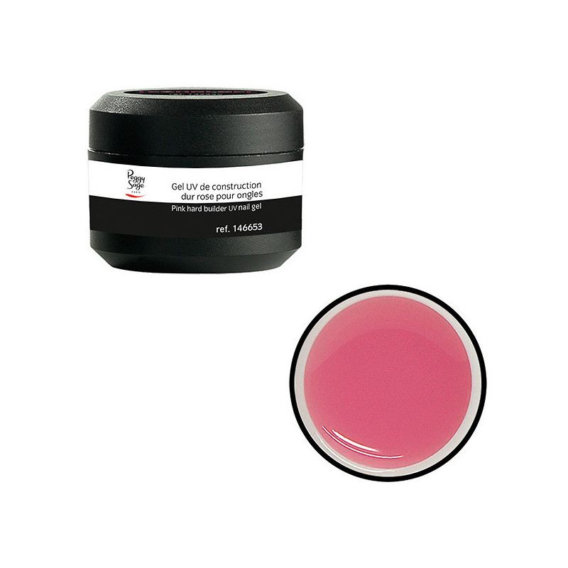 Gel UV de construction dur pour ongles Rose 15g