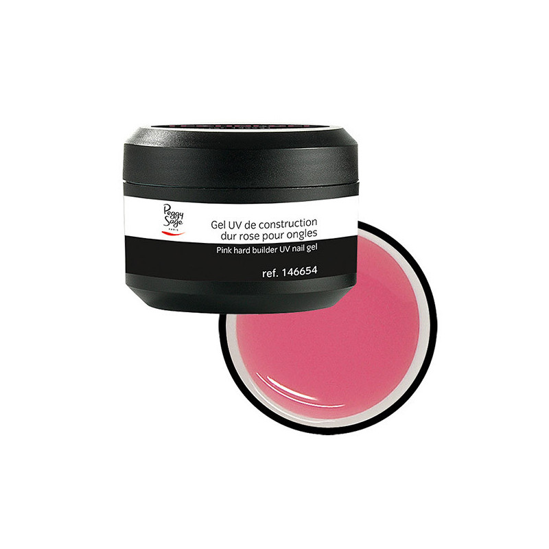 Gel UV de construction dur pour ongles Rose 50g