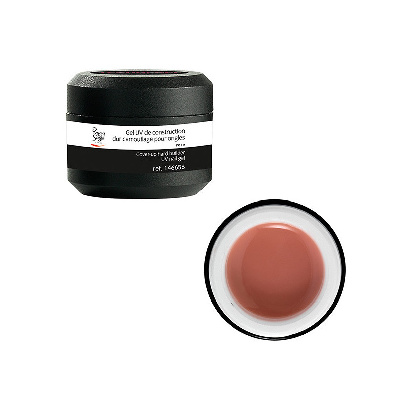 Gel de construction dur Camouflage rose 15g