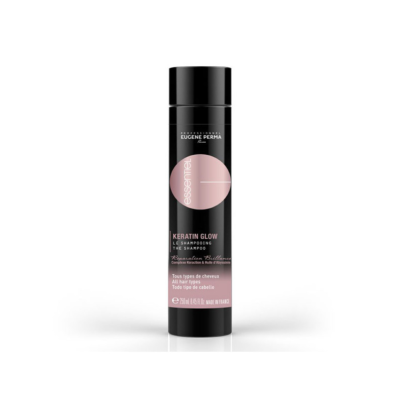 Shampooing réparation brillance Keratin Glow Essentiel