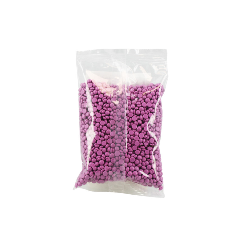 Perles de cire pelable et jetable Multidirectionnelle Lilas 200gr