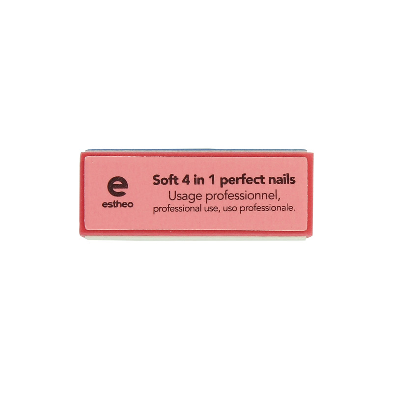 Mini bloc 4 faces - Soft 4 in 1 perfect nails Rose & Bleu