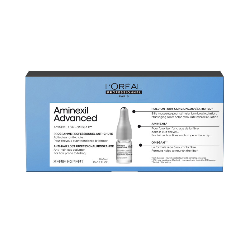 Activateur anti-chute Aminexil Advanced 10x6ml