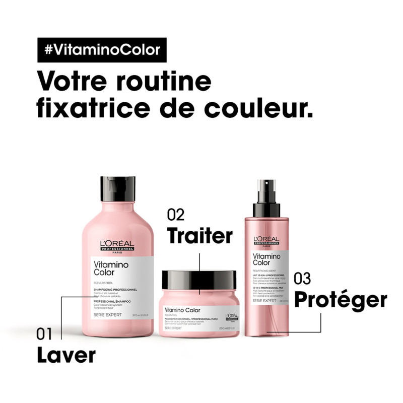 Lait 10-en-1 multi-bénéfices sans rinçage Vitamino Color