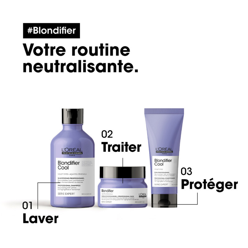 Masque nutritif et illuminateur Blondifier cheveux blonds ou méchés