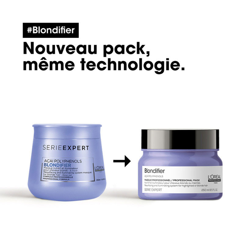 Masque nutritif et illuminateur Blondifier cheveux blonds ou méchés