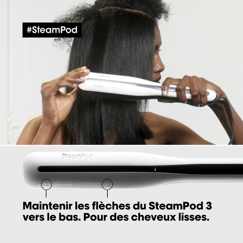 Steampod 3.0 lisseur vapeur professionnel Blanc