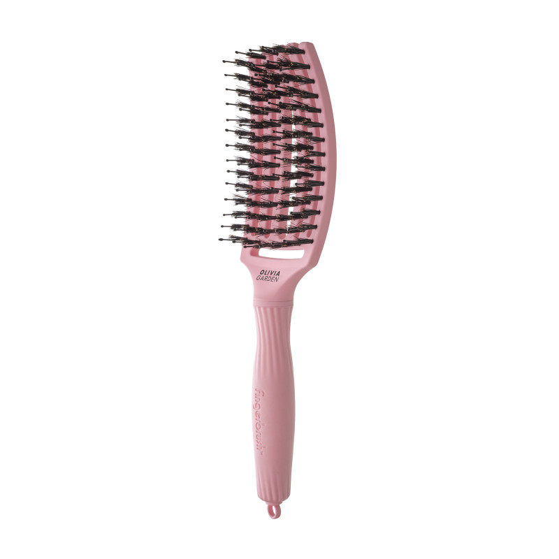 Brosse démêlante FingerBrush Boar & Nylon ThinkPink - Soft Pink