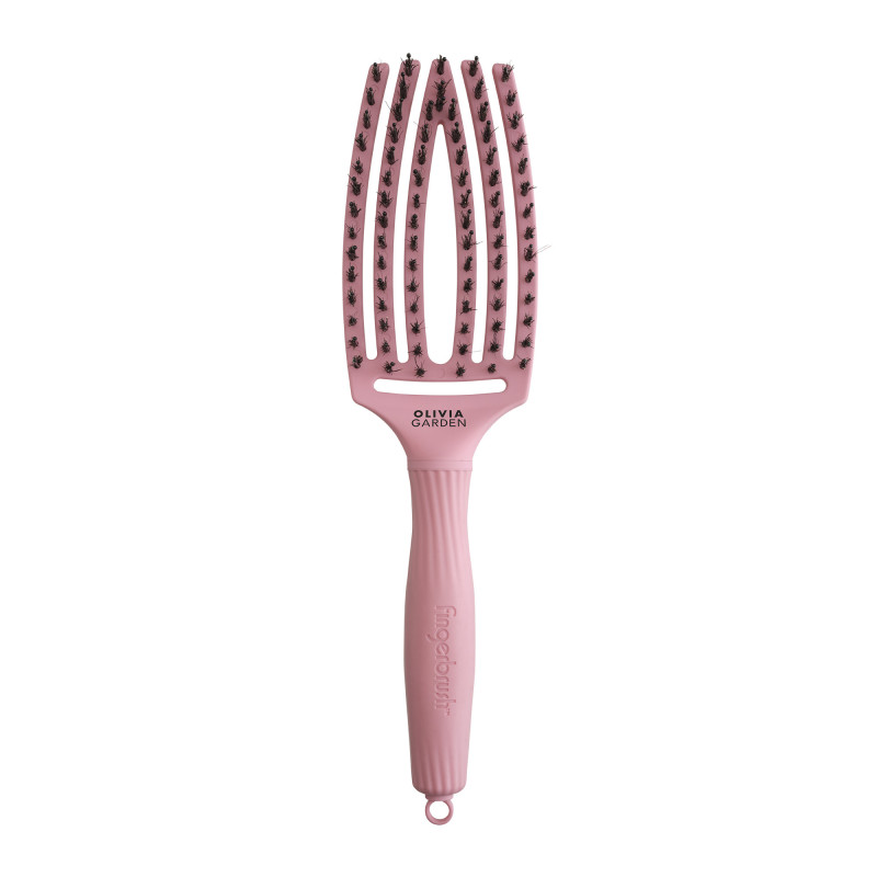 Brosse démêlante FingerBrush Boar & Nylon ThinkPink - Soft Pink