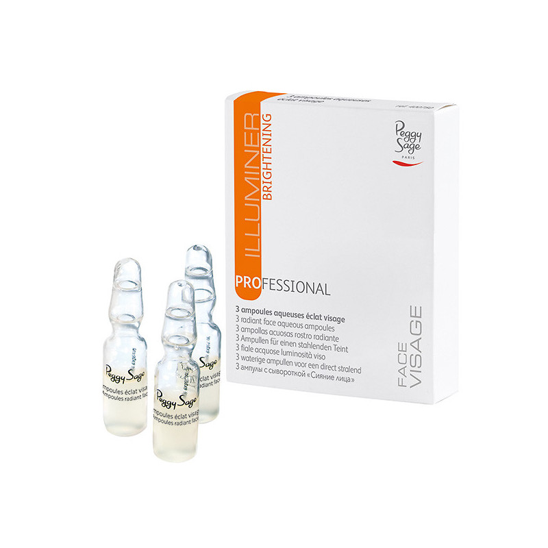 Ampoules éclat visage x3