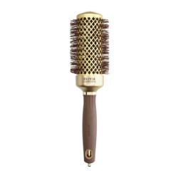 Brosse brushing ronde Expert Blowout Shine Wavy Bristles Gold&Brown 45mm