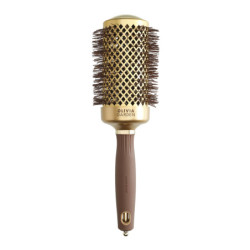 Brosse brushing ronde Expert Blowout Shine Wavy Bristles Gold&Brown 55mm