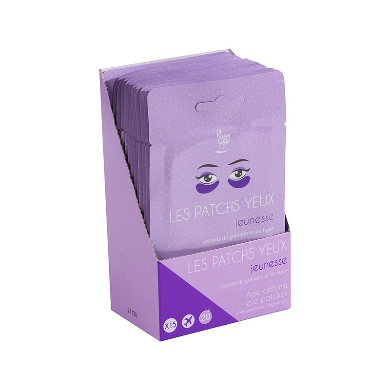 Présentoir paires de patchs yeux jeunesse x15