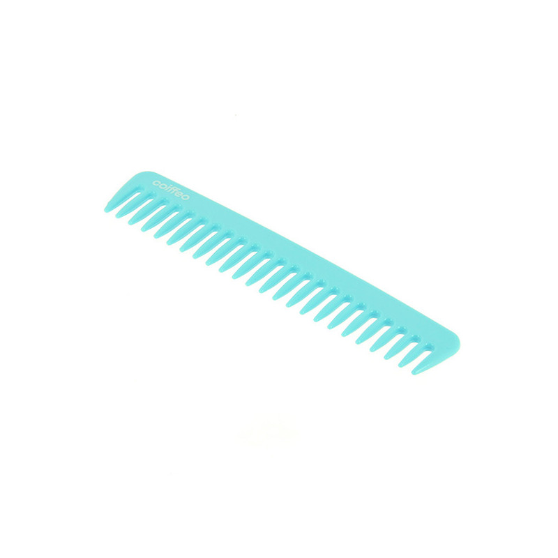 Peigne démêloir dents larges Turquoise