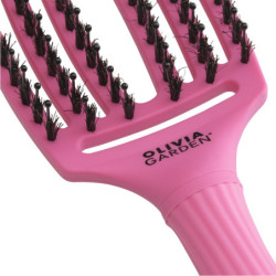 Brosse démêlante Fingerbrush Pink Granita - Care Iconic Boar&Nylon