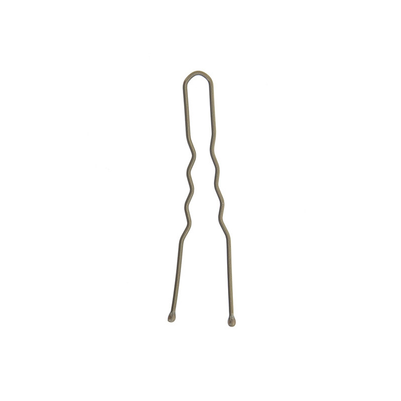 Epingles à chignon ondulées bouts perlés 50mm 500g Bronze
